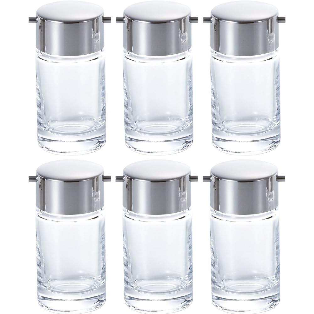Adelia Seasoning Container Round 70ml Round Soy Sauce Container Set of 6 Made in Japan F-49284