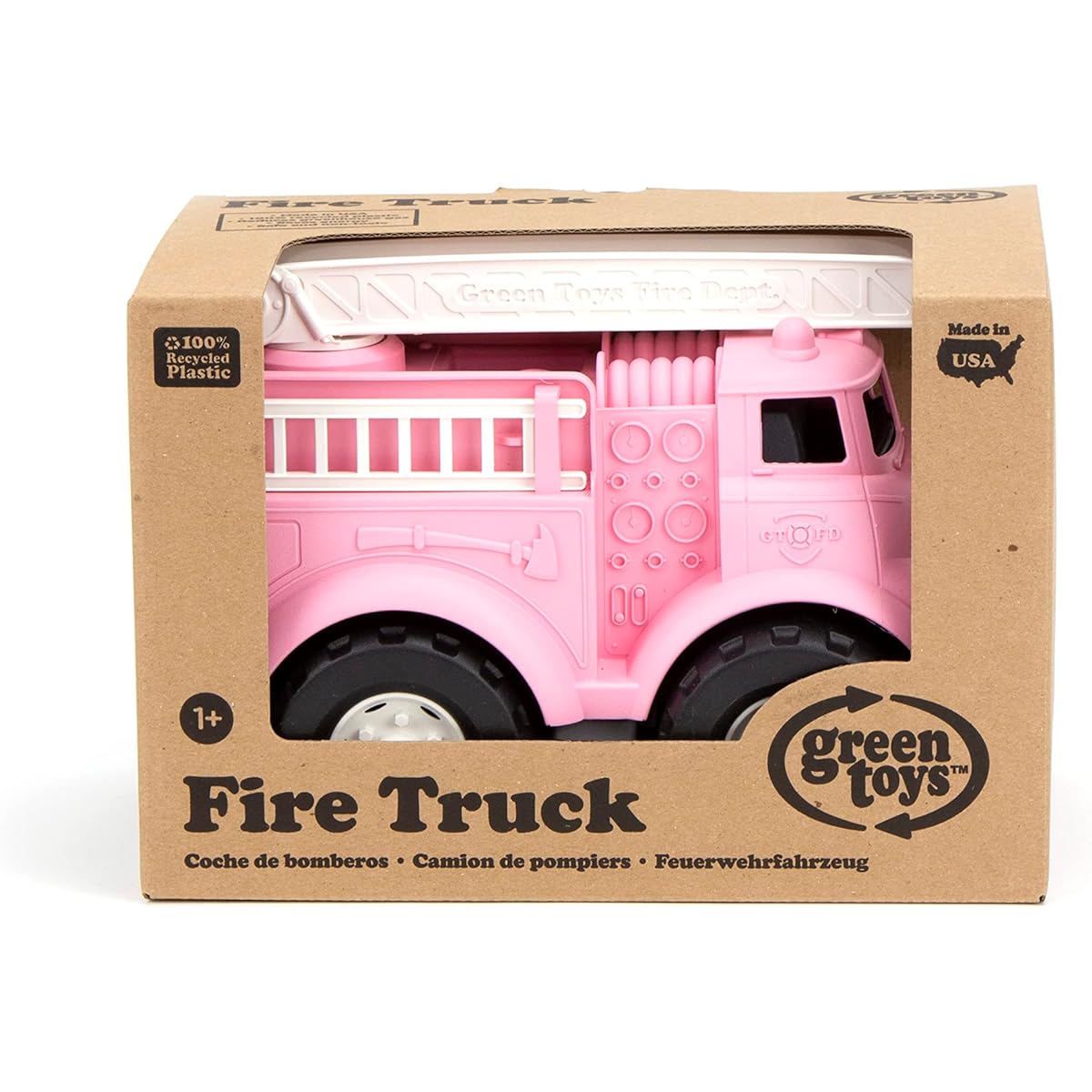 Green Toys Fire Truck Pink CB