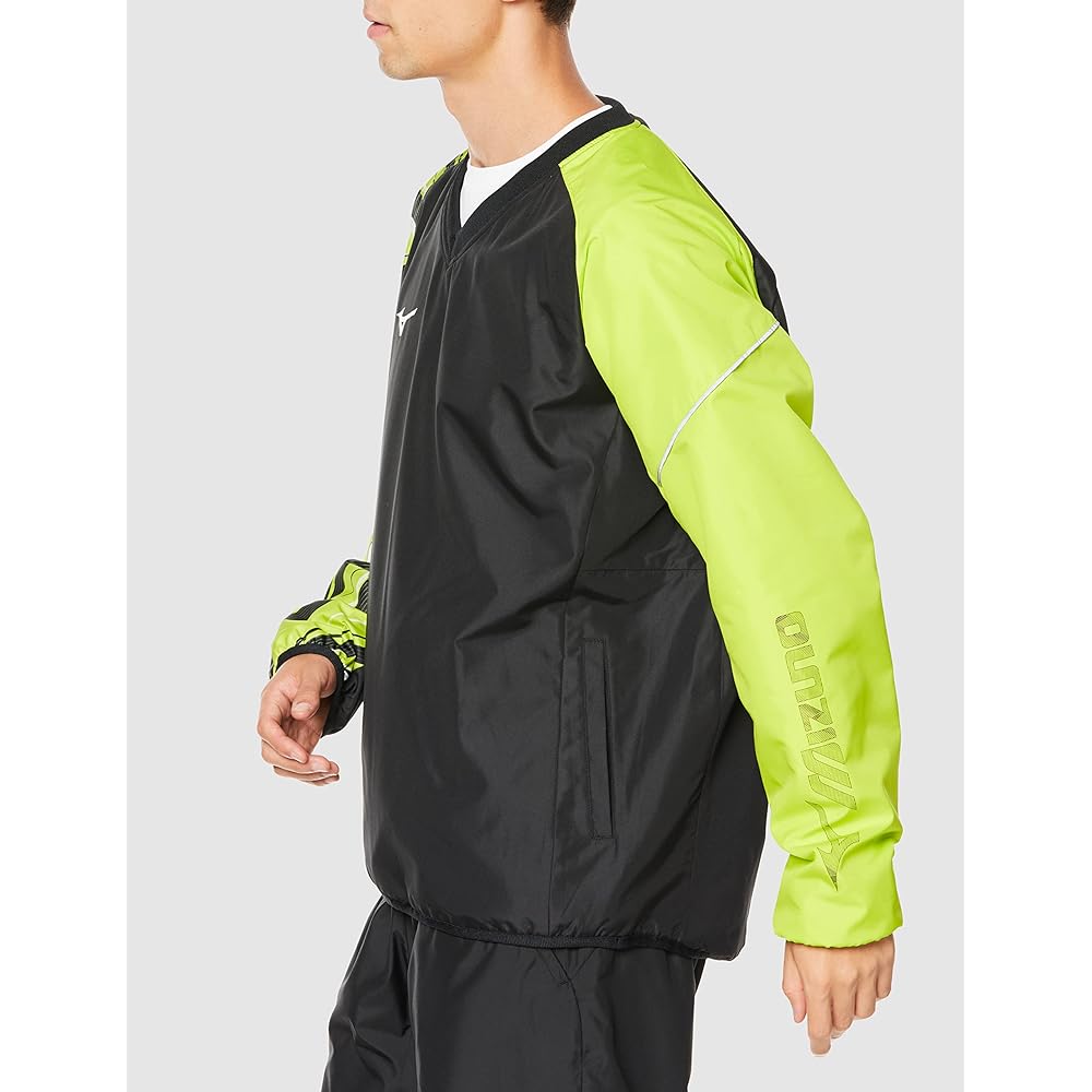 [Mizuno] Tennis Wear Breath Thermo Breaker Shirt Dynamotion Fit Moisture Absorbent Heat Generating Water Repellent Windproof 62JE2530