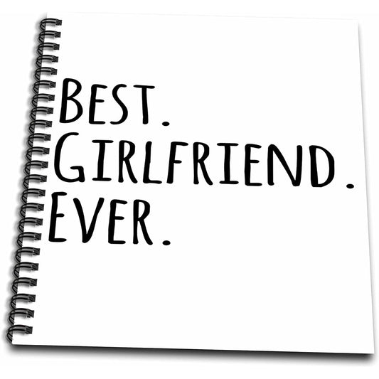 3dRose LLC db_151503_2 Memory Book 12x12 inches "Best Girlfriend Ever-Fun Romantic Lover or Date Gift for Her"