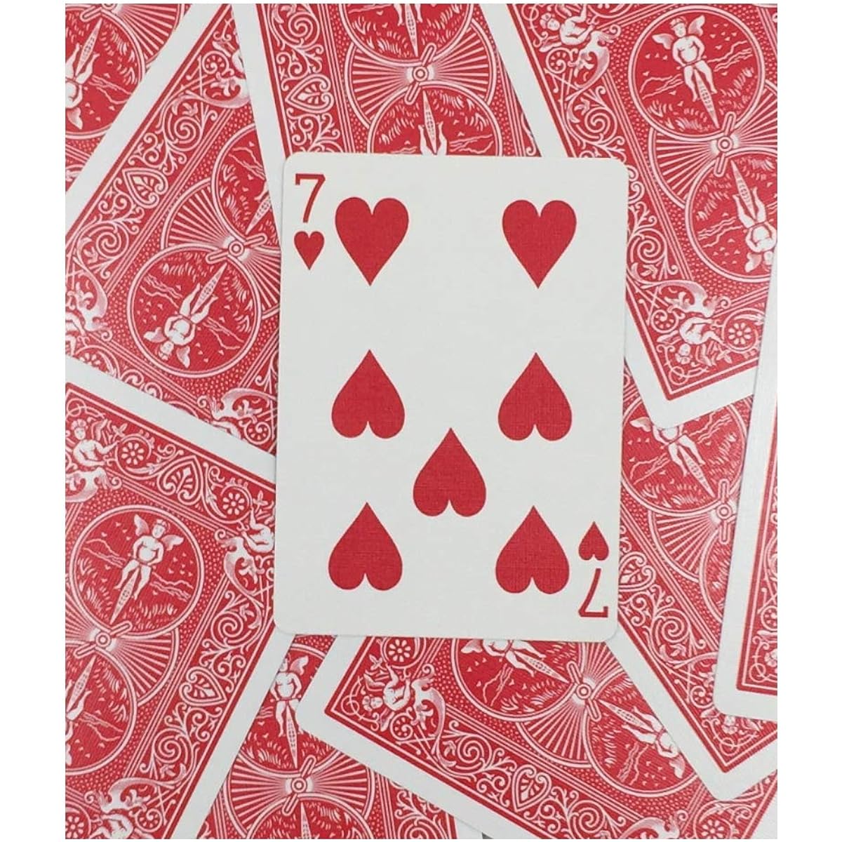 Rock Ridge Magic Trick One-Way Forging Deck Red 7 Hearts