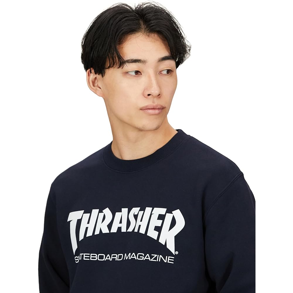 [Thrasher] Men's Crew Neck Sweatshirt (Brand Logo) [TH8401 / MAG LOGO CREW] Standard