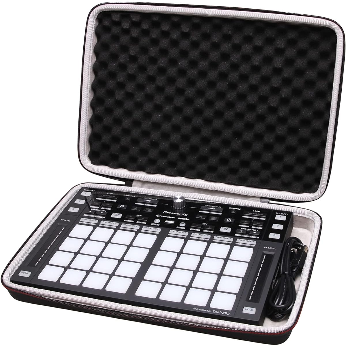 LTGEM EVA Hard Case for Pioneer DJ DDJ-XP2 Sub Controller - Protective Carry Storage Bag