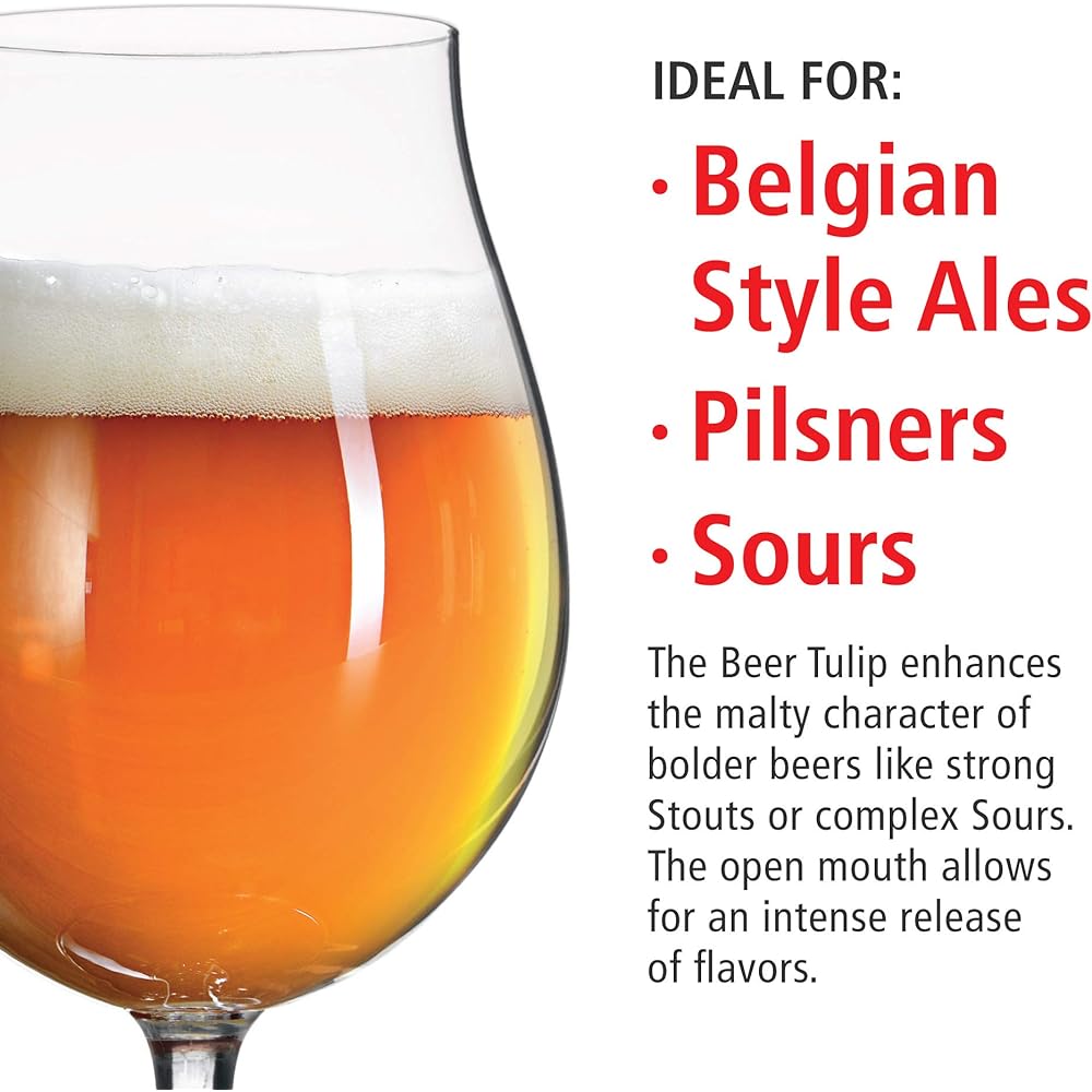 Spiegelau Beer Classics Beer Glass Tulip 440ml 4991974 4 pieces
