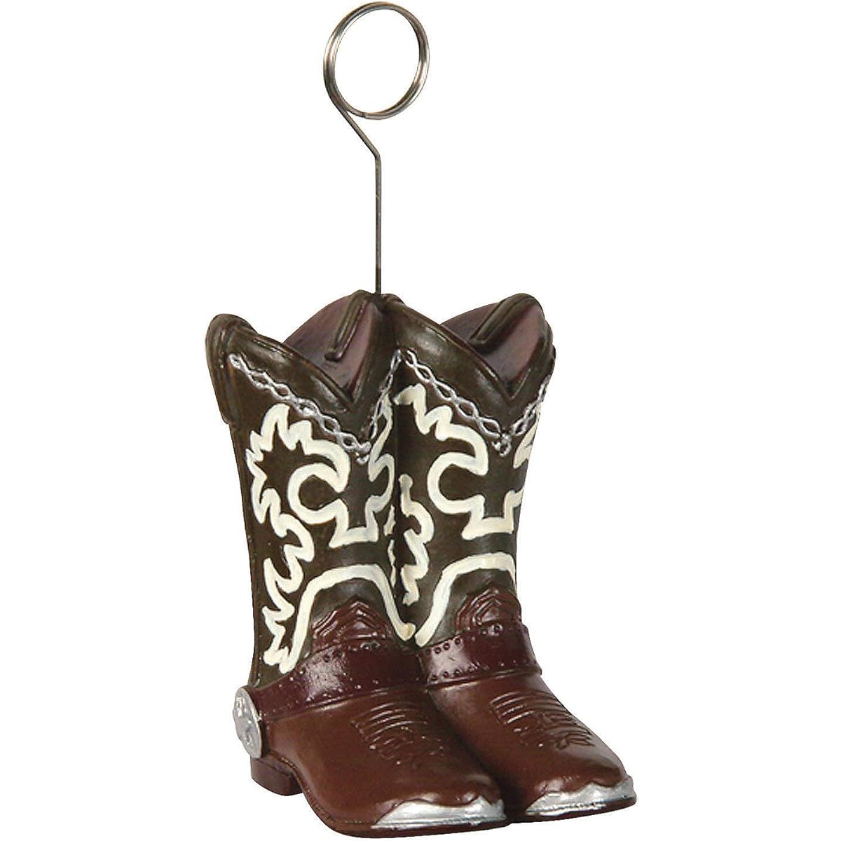 Cowboy Boot Photo & Balloon Holder - Western Party Supplies - 1 Piece