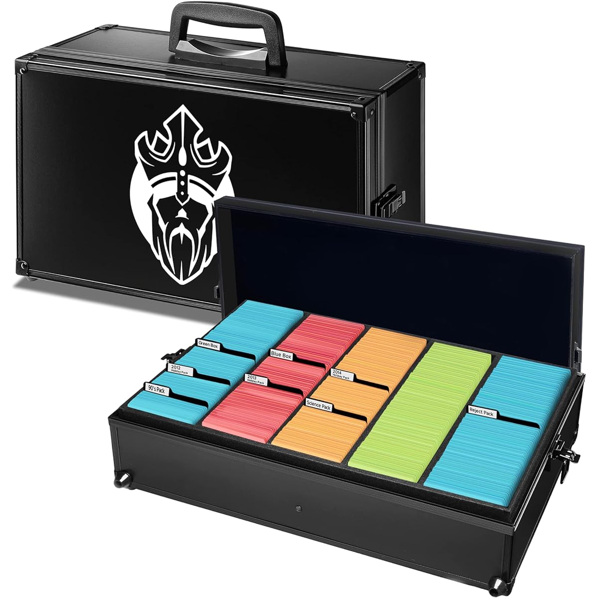 Game Card Storage Case (BBB/STORM Edition) | Case Is Compatible with Magic The Gathering, MTG, All Standard Card Games (Game Not Included) | Includes 8 Dividers | Fits up to 2500 Loose Unsleeved Cards