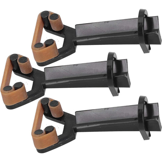 HERCHR Pool Cue Tip Clamps, Set of 3, Y-Shaped Elastic Snooker Billiard Cue Tip Clamp Fastener Repair Tool