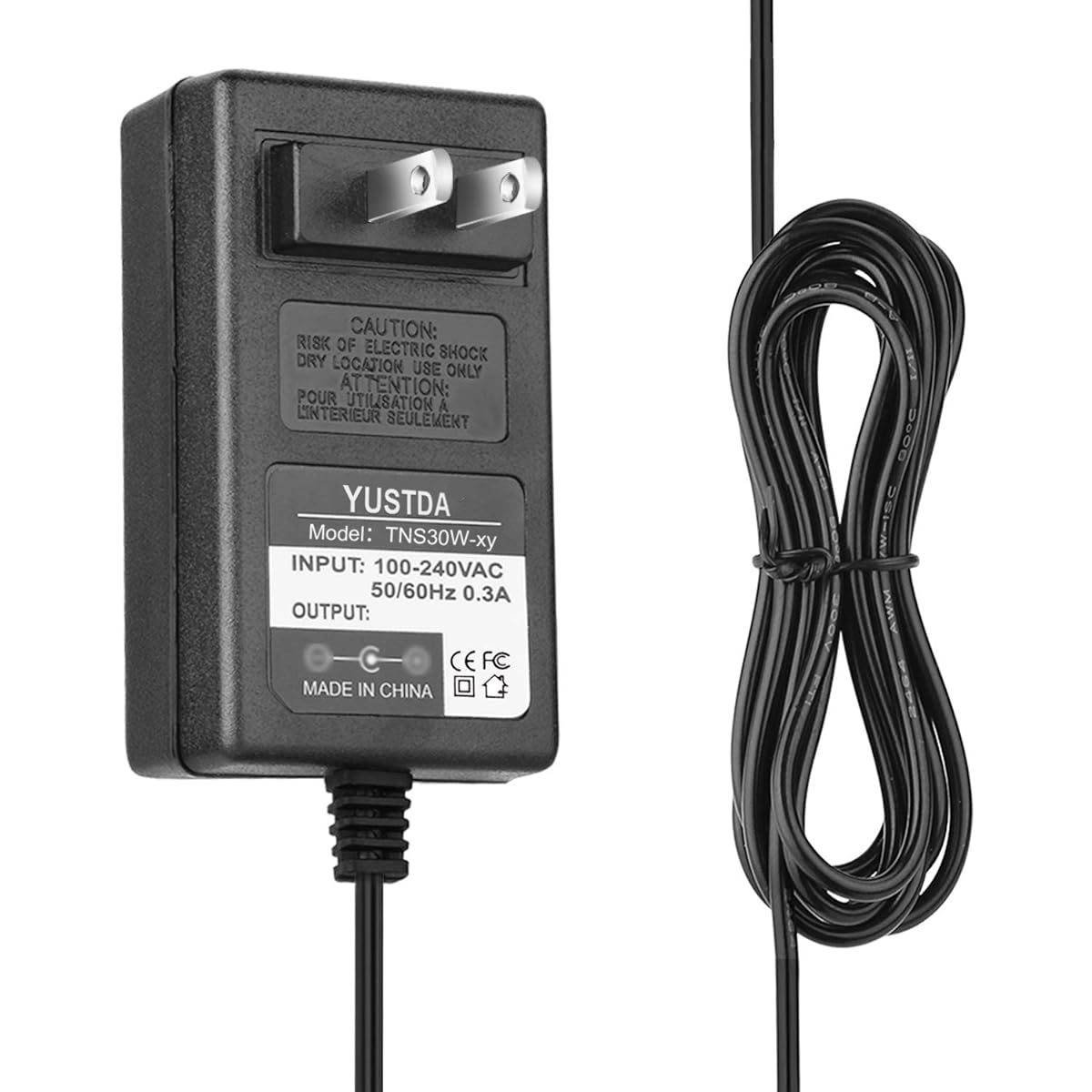 AC/DC Power Adapter Wall Charger for DR.J 9.5" 10.5" 14.1" Portable DVD Player