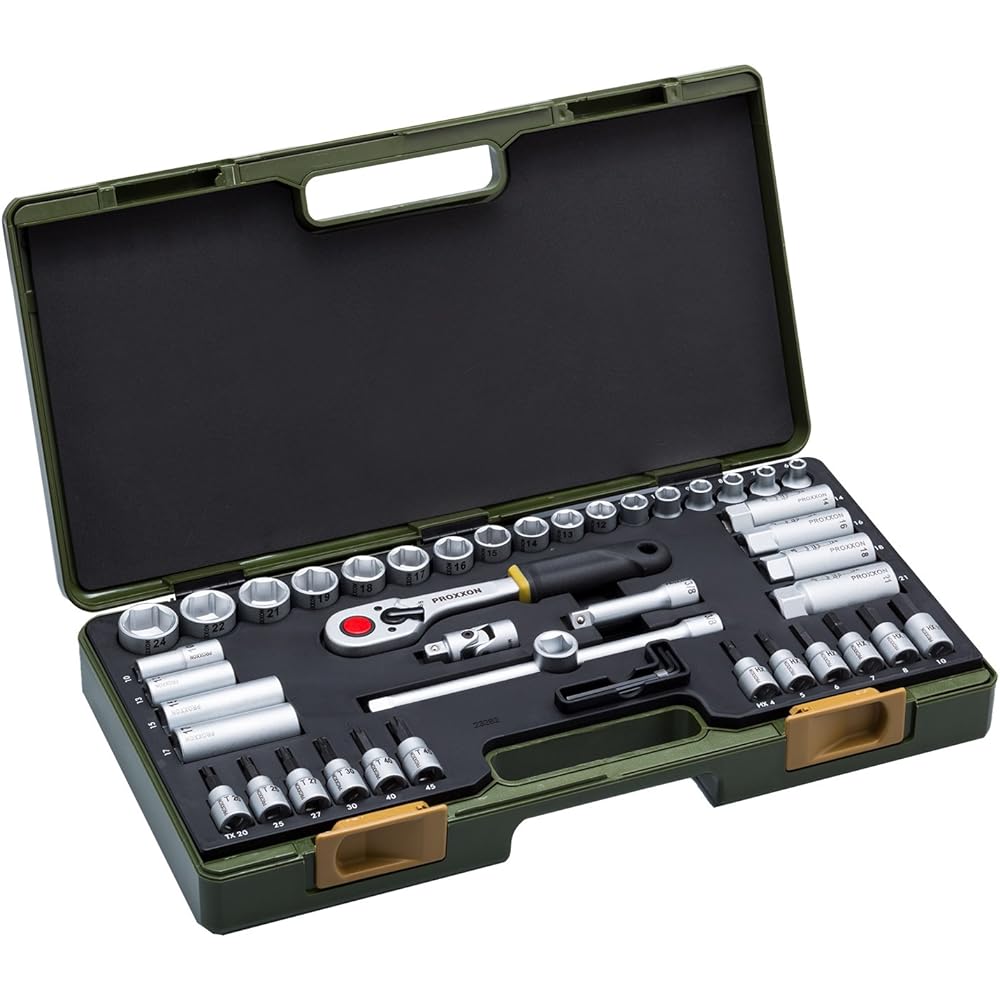 PROXXON Compact Set No.82282 Drive: 9.5mm 47 points 1 set