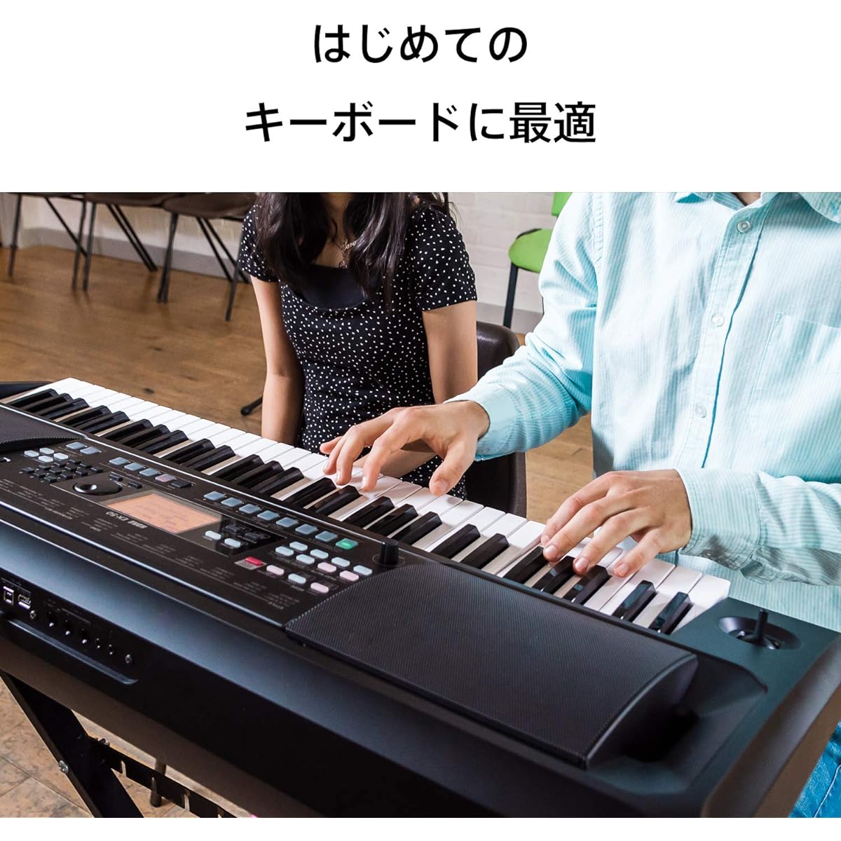 KORG Entertainer Keyboard EK-50 with built-in speaker, home practice, outdoor performance, cafe live, automatic accompaniment, improvisation, battery powered, music stand/adapter included