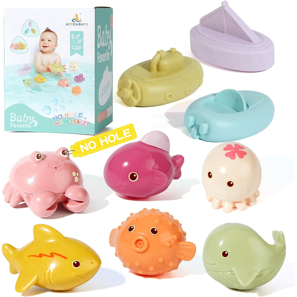 Mold Free Animal Bath Toy 6-12 months