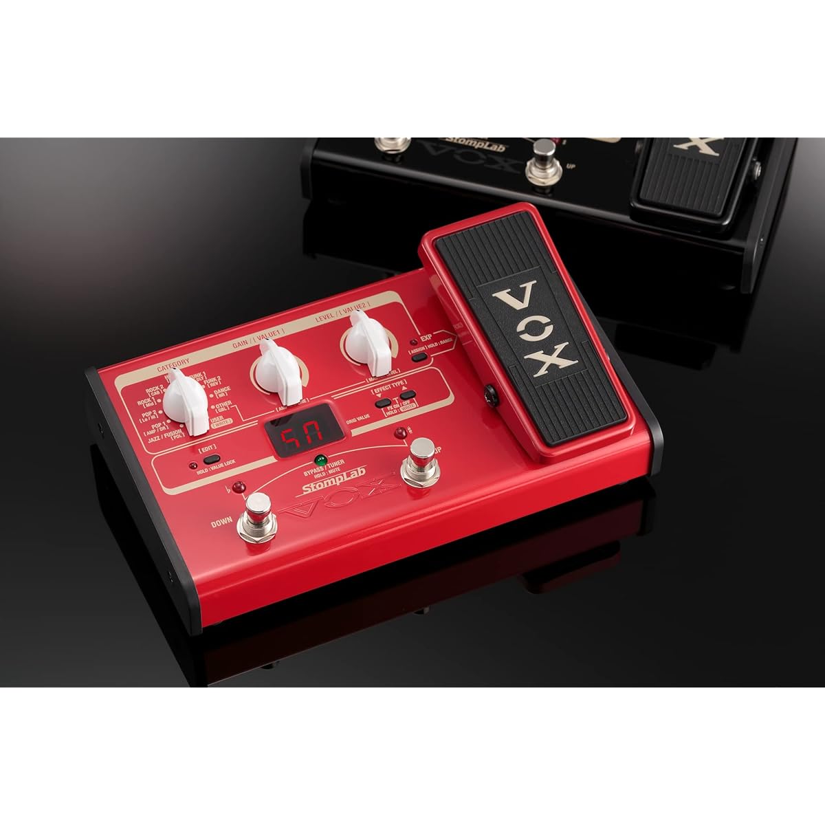 VOX Compact multi-effector for bass with expression pedal StompLab SL2B