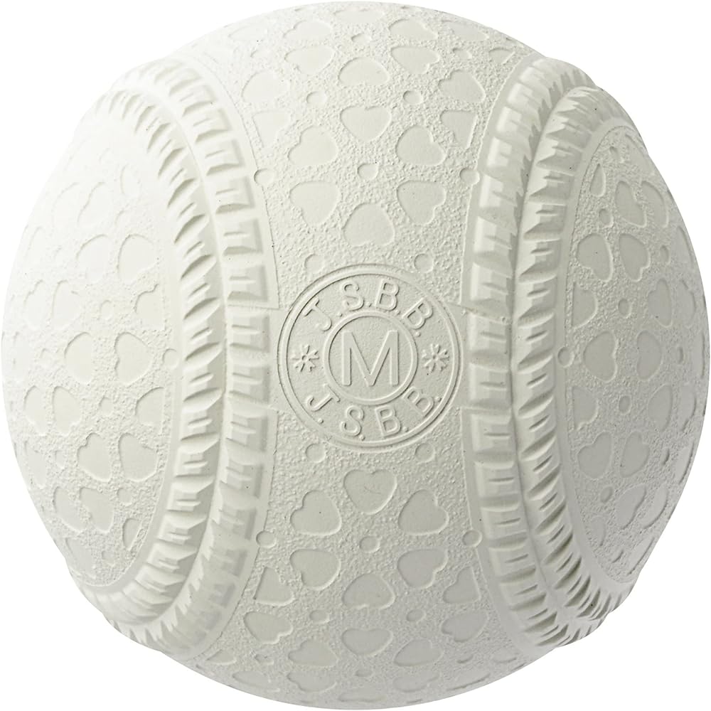 Antibacterial/Antiviral Inner/Outer Rubber (NAIGAI) Soft Baseball Ball Officially Licensed Ball M (For General/Junior High School Students) 6 Balls