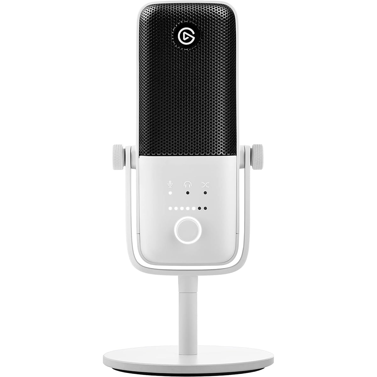 Elgato Wave:3 - Premium USB Condenser Microphone, White, for Streaming, Podcasting, Gaming, and Home Office, Free Mixer Software, Sound Effects Plug-ins, Distortion-Free, Plug & Play, Mac/PC Compatible
