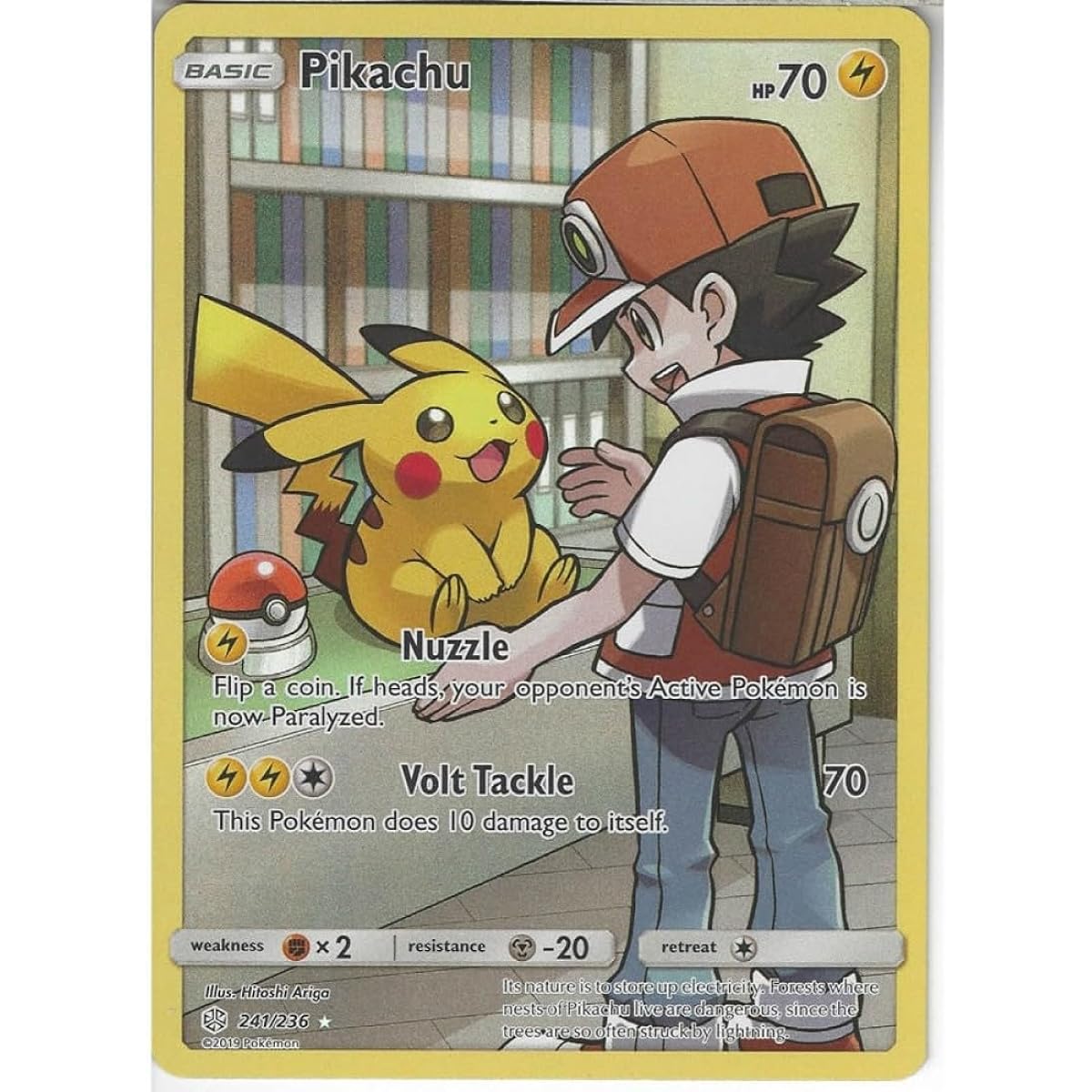 Pokemon Pikachu 241/236 Space Food Holo Rare