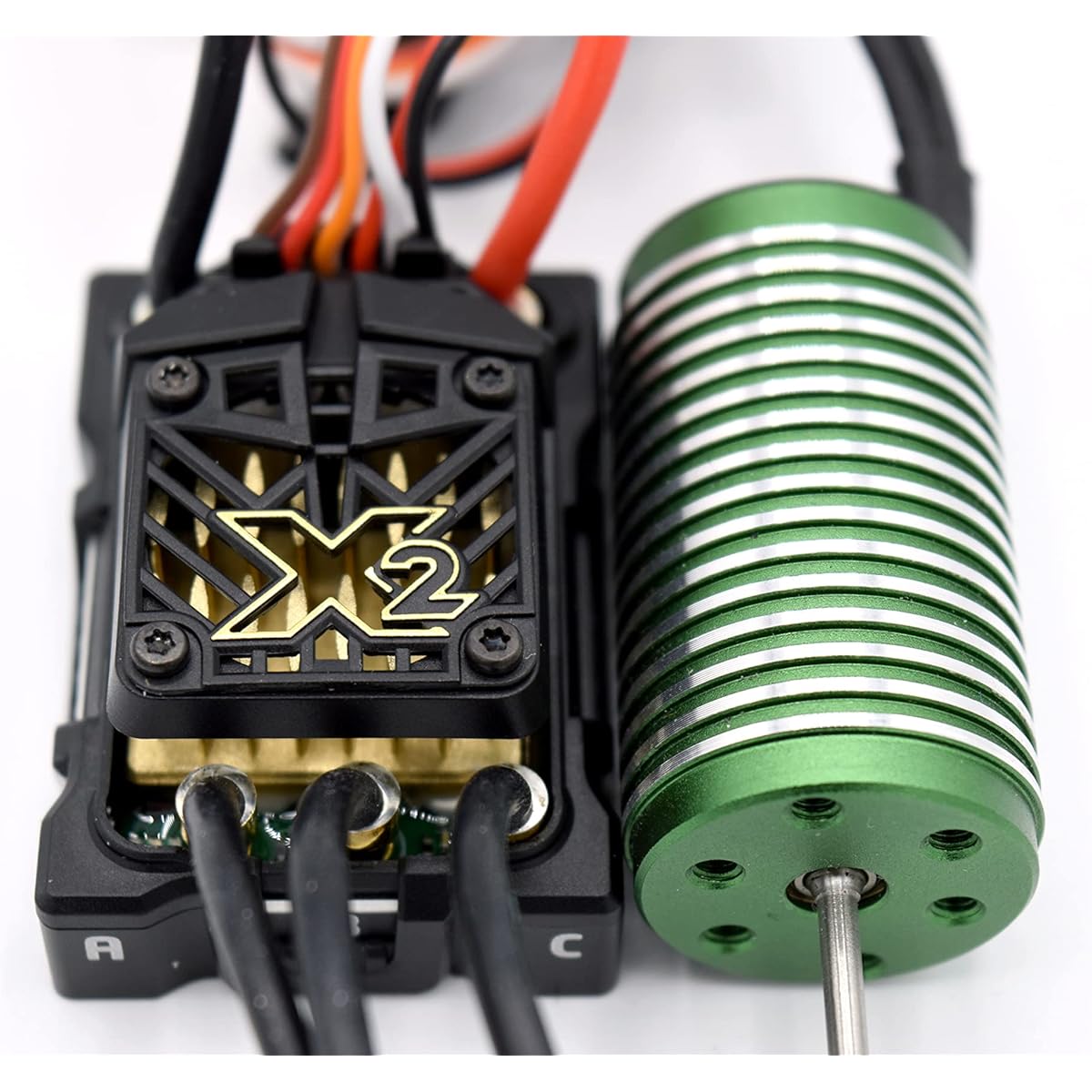Castle Creations Mamba Micro X2 1/18 Scale ESC with Brushless Motor 0808-8200Kv Black