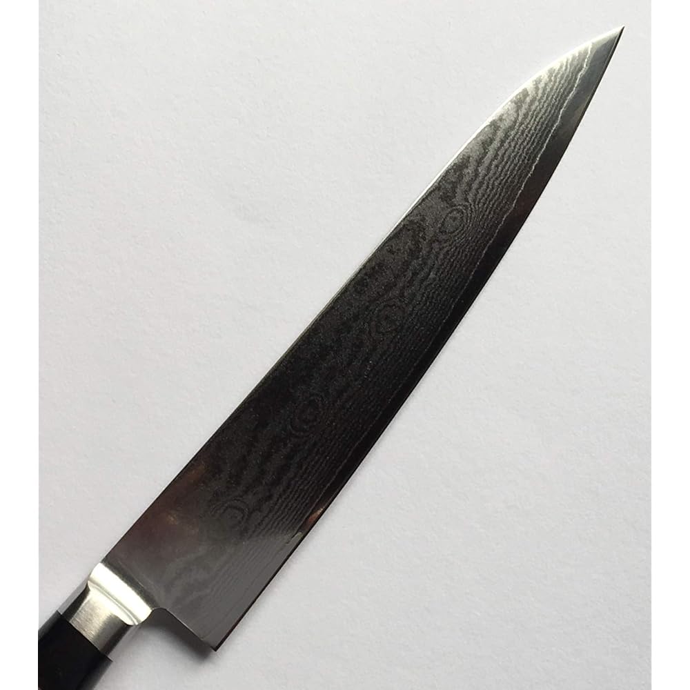 Kazuma Sawa Petty Knife Silver Total length 26cm Minamoto Akari VG10 Damascus "Whirlwind" Petty 150mm Common mouthpiece