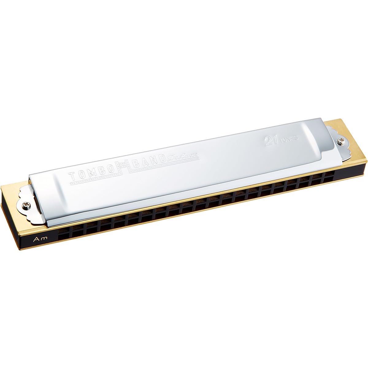 TOMBO Double tone harmonica Am tone special Tombo band 21 holes 1521