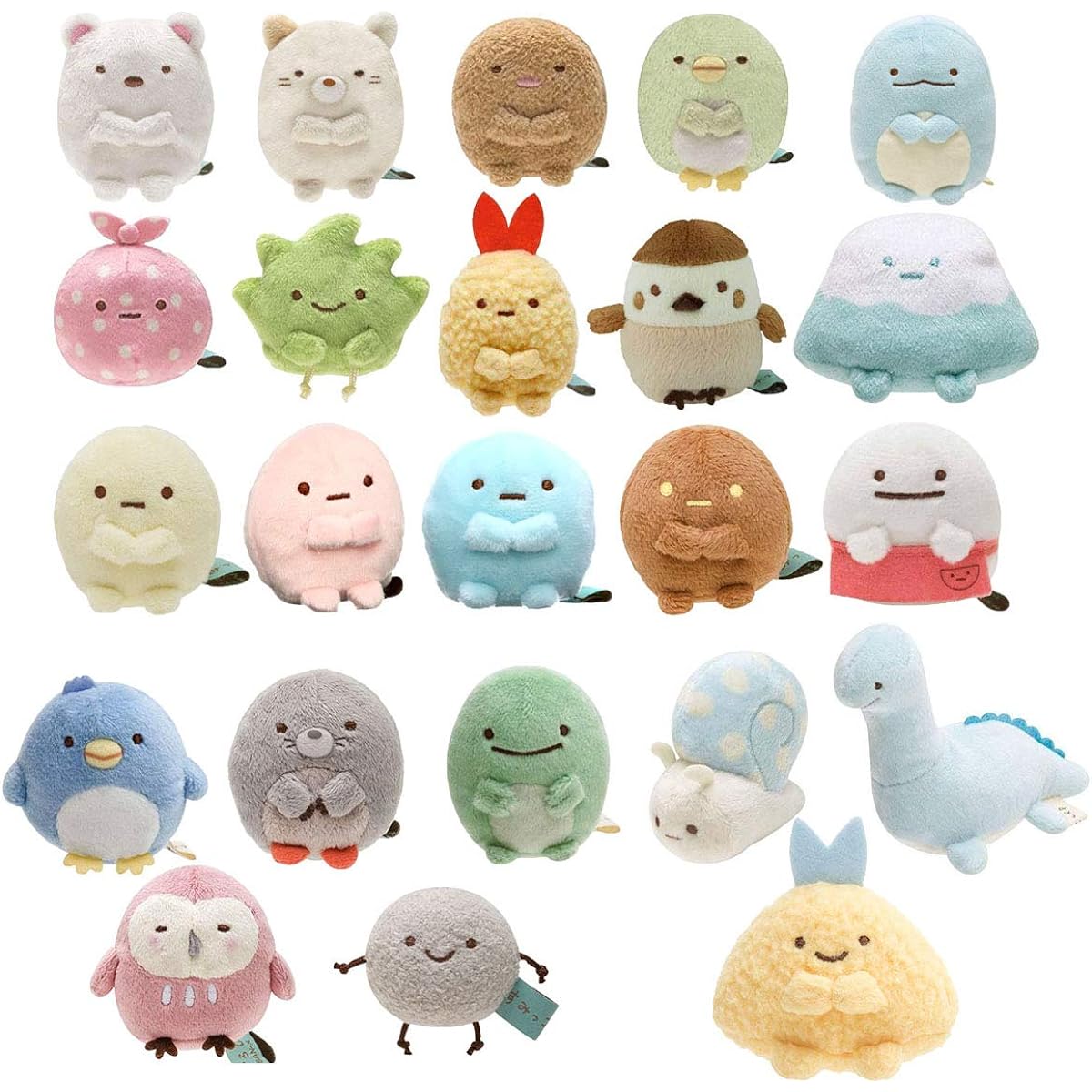 San-X Sumikko Gurashi Hand-held Plush Toys, 23 Types, Complete Set