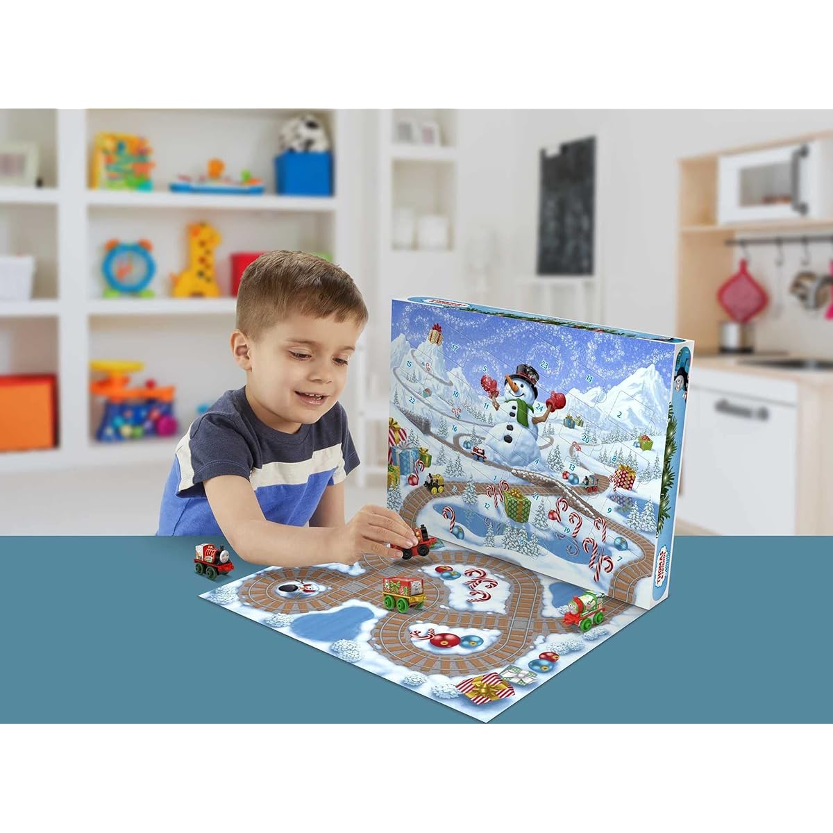 Thomas the Tank Engine Mini-Mini Thomas Advent Calendar 2021 [Ages 3 and up] GYW47 Blue