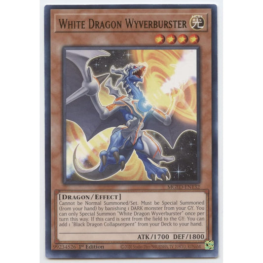 White Dragon Wyverstar - MGED-EN132 - Rare - 1st Edition.