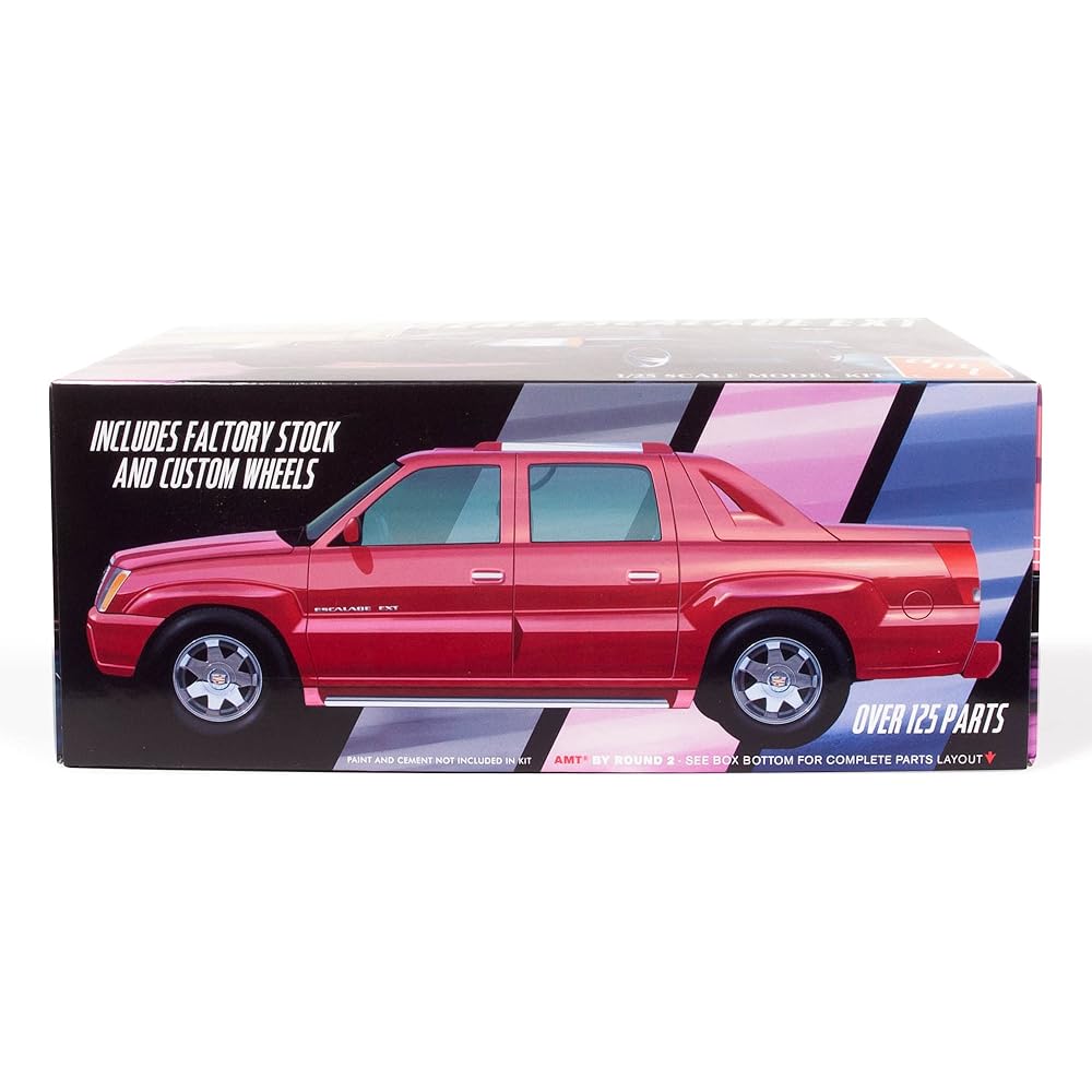 AMT 1/25 2005 Cadillac Escalade EXT SUV Pickup Plastic Model AMT1317 Molding Color