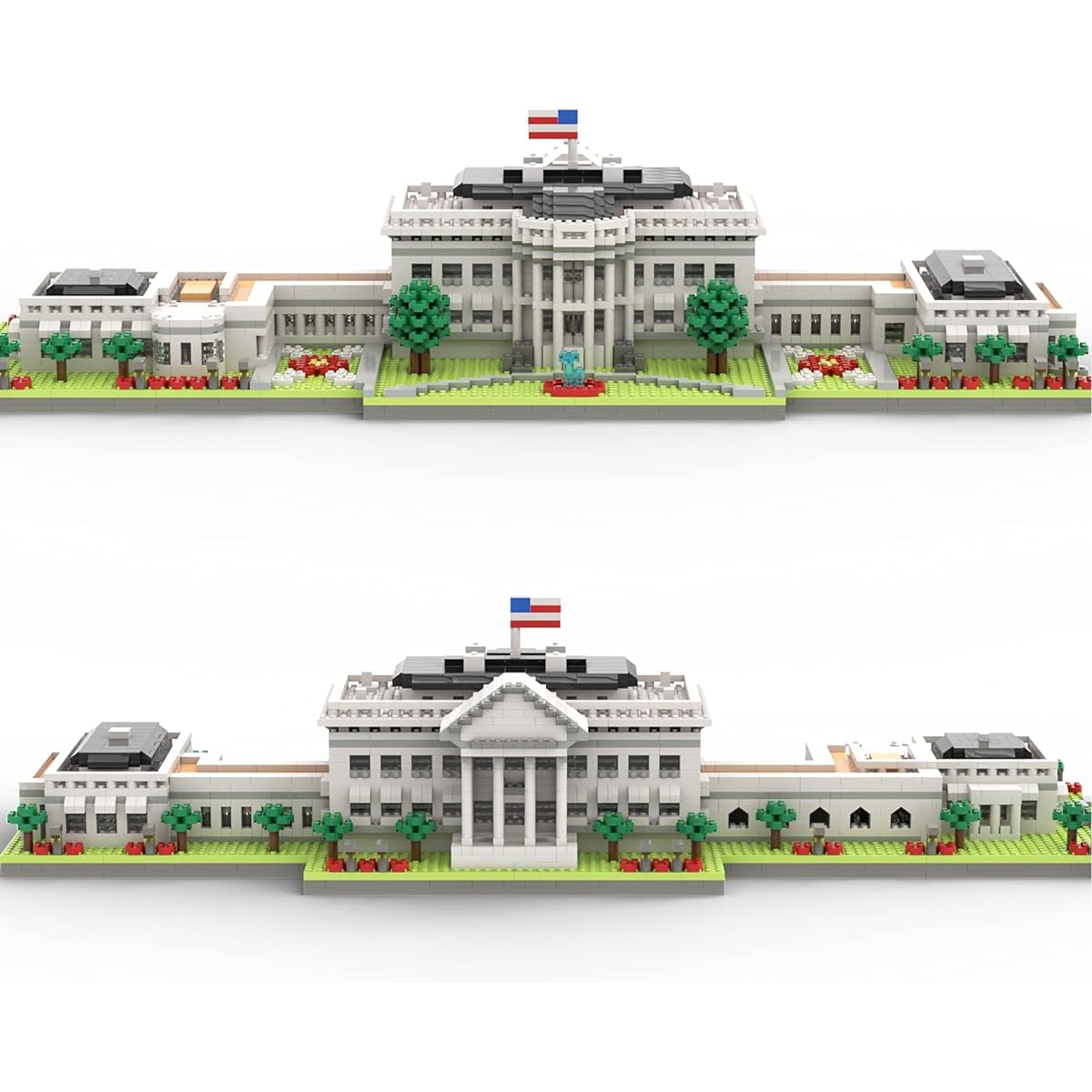SEMKY Micro Mini Blocks White House Famous Landmark Model Set (3000 Pieces) - Assembly and Building Toys Gifts for Kids and Adults
