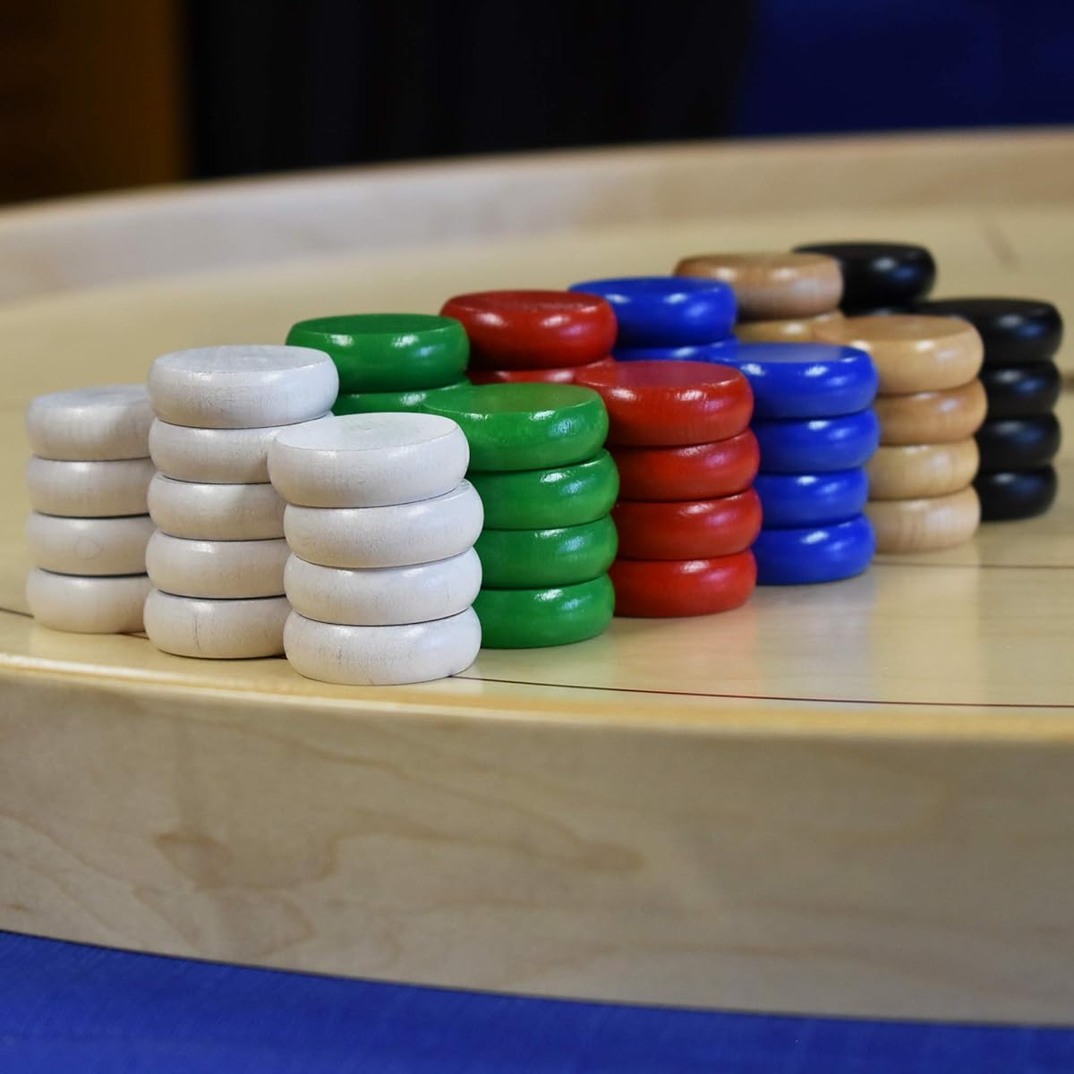 Tournament Size Crokinole Discs Party Pack (78 Discs)