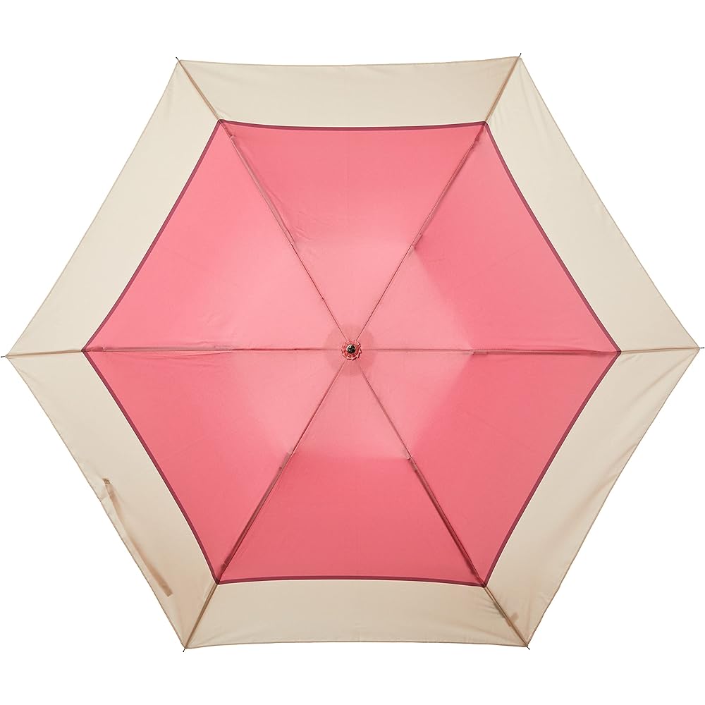 [Moonbat] Umbrella MOONBAT LANVIN COLLECTION Twill Yarn Dye Umbrella Foldable Umbrella Bicolor Simple Stylish Cute Gift Women's Rib Length: Approx. 55cm