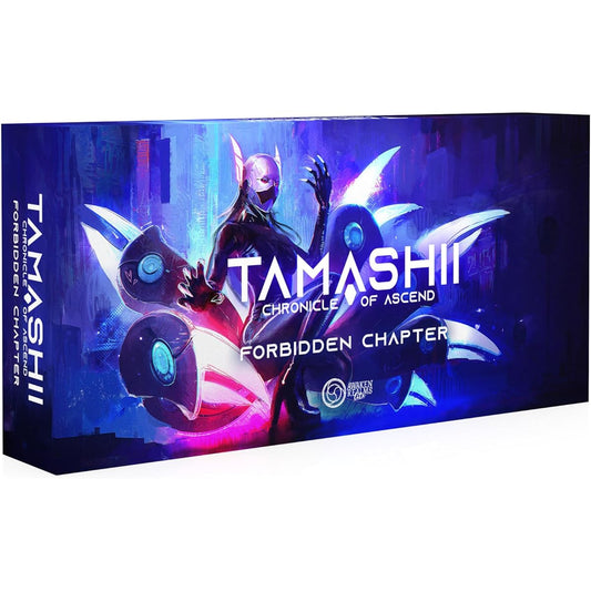 Tamashii: Chronicles of Ascension Forbidden Chapter Expansion - Unlock the secrets of the Forbidden Realm Sci-Fi Strategy Game Ages 14+ 1-4 Players Play Time 45-90 Minutes Made by Awaken Realms