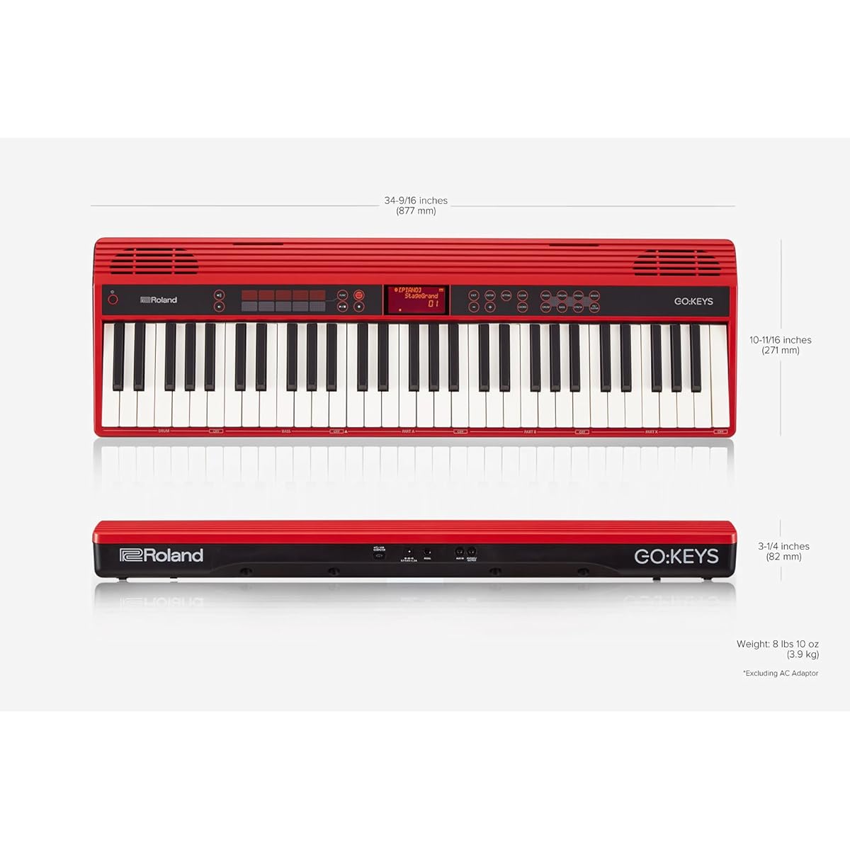 Roland GO:KEYS Music Creation Keyboard GO-61K [Genuine carrying case & genuine headphone set]