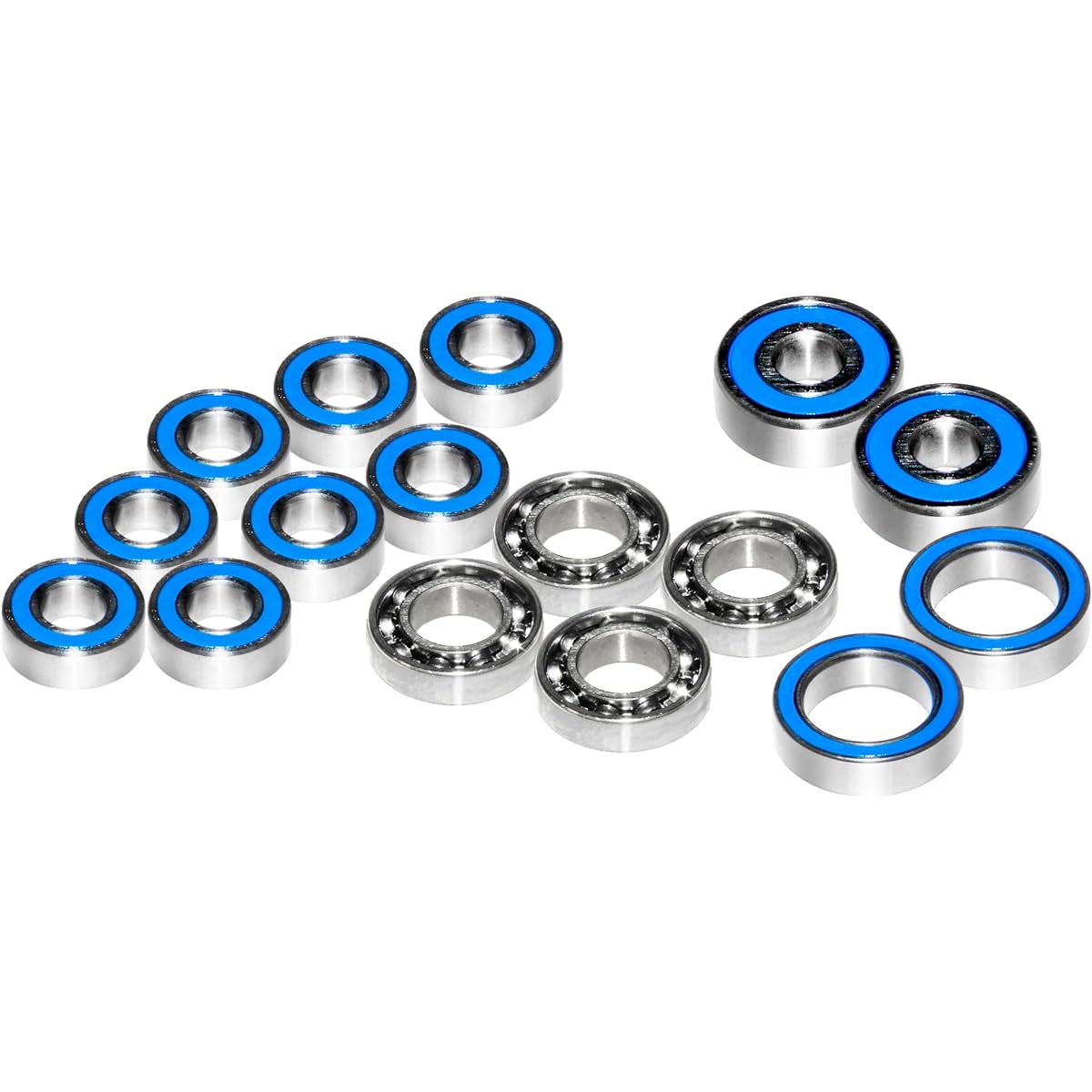 Winter Evening - for Axial SCX10.2 SCX10 II Ar44 Axle Front or Rear Bearings Kit (16 pcs)