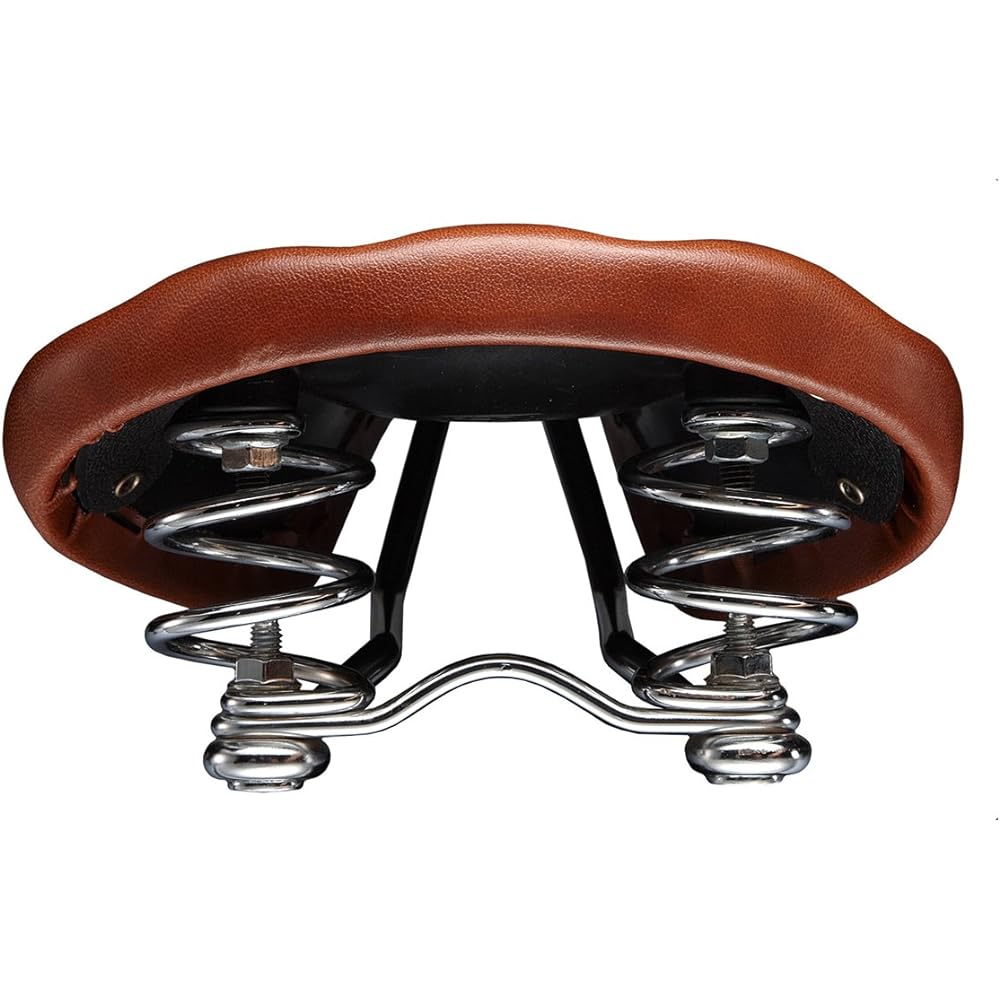 VELO VL-6067 Coil Spring Saddle 06-BROWN SL-VL-M001