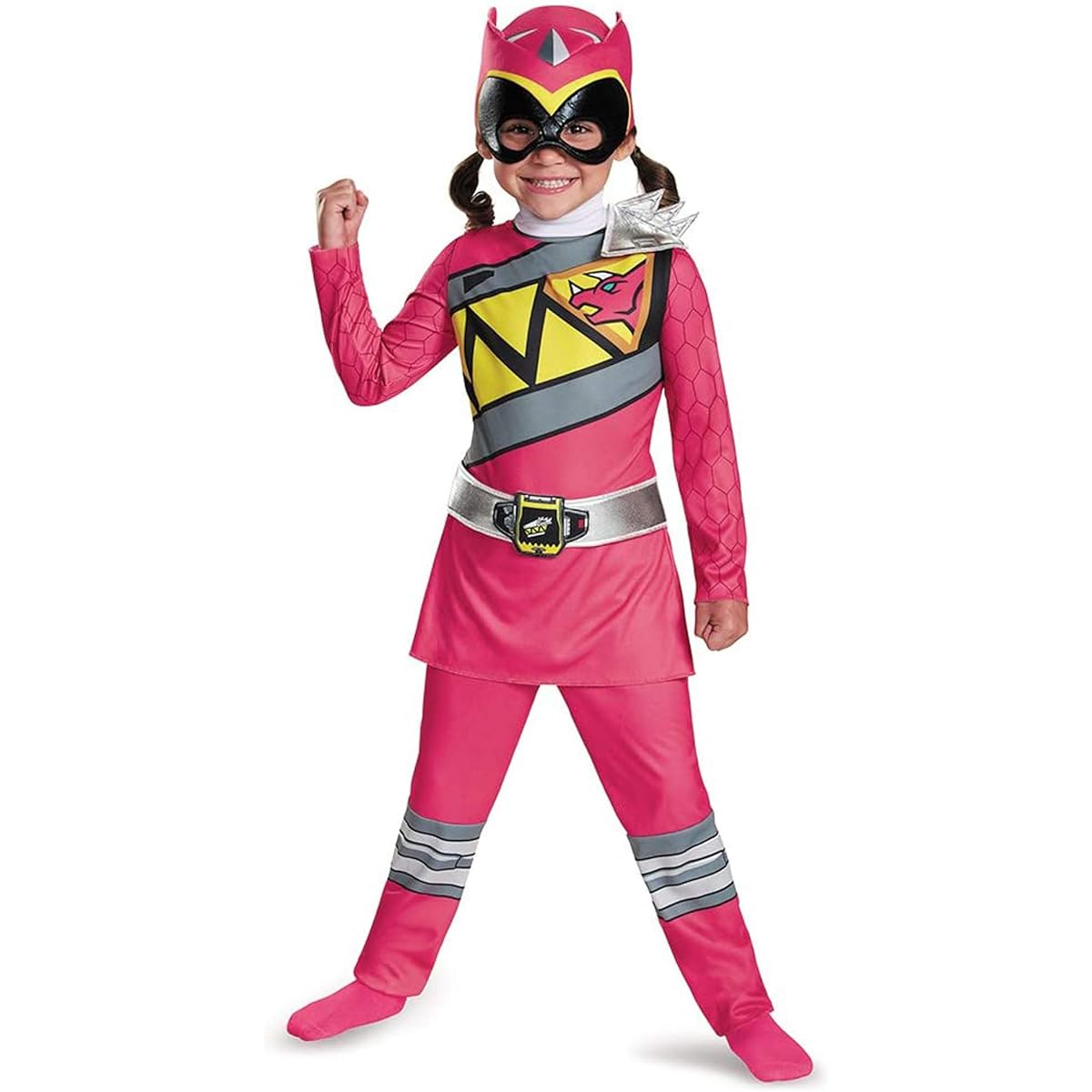 [Disguise Costumes] Disguise Costumes Disguise Pink Ranger Dino Charge Toddler Classic Costume, Large 82737L [Parallel Import]