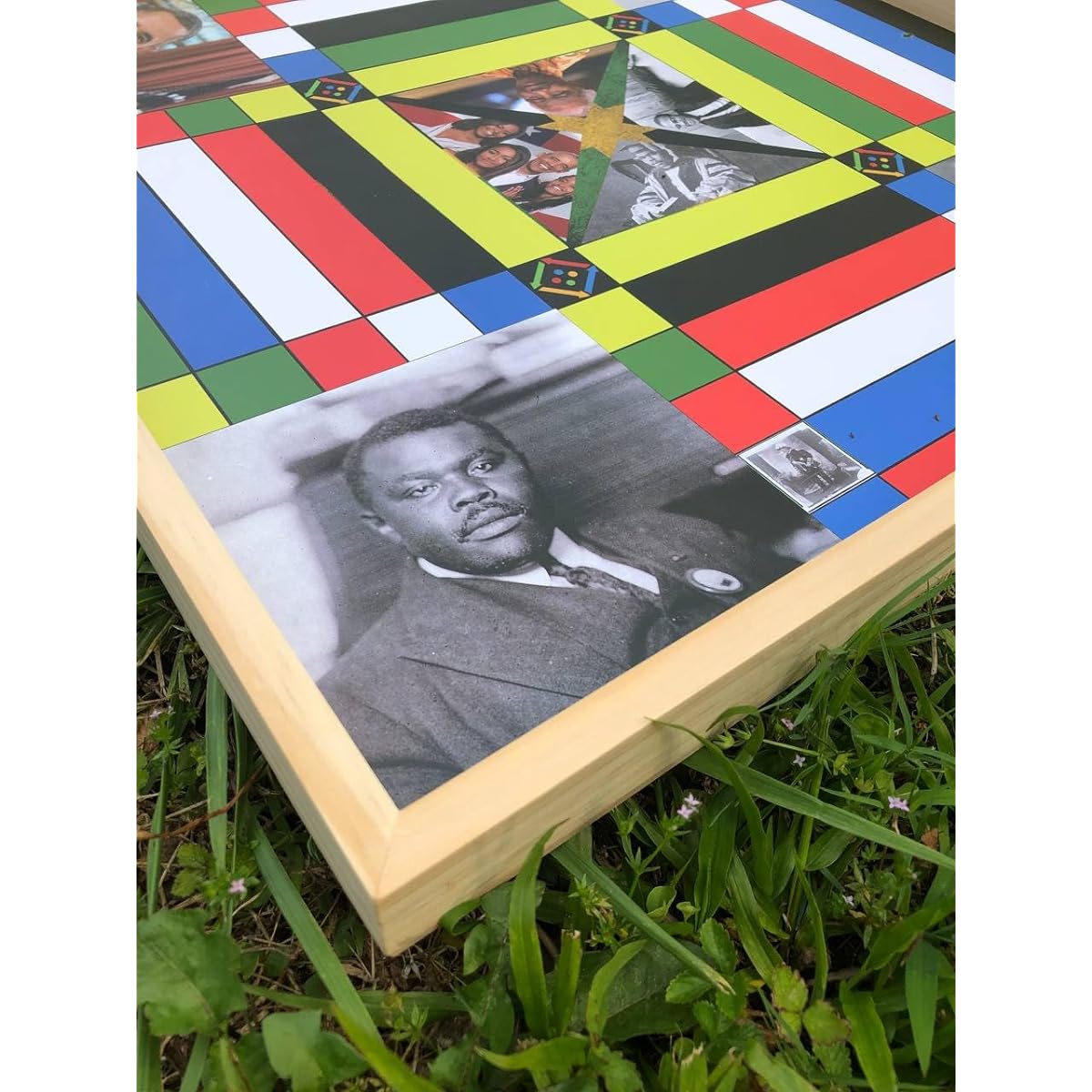 Jamaican Ludo Black Leaders Edition (Rudy/Rudy/Rudy) | 24" x 24" Board Game | Family Game Night Activity | Fun and Easy Multiplayer Entertainment