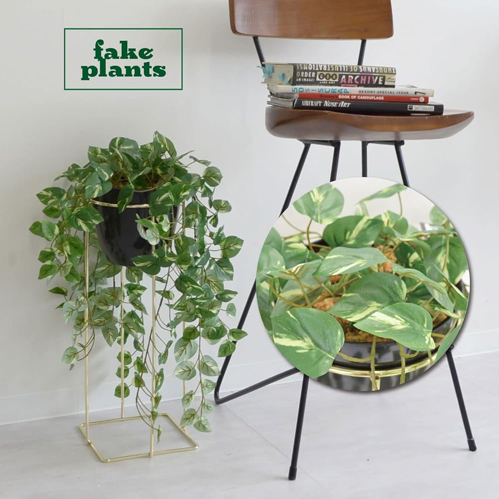 bcl fake green stand pot 60cm pothos