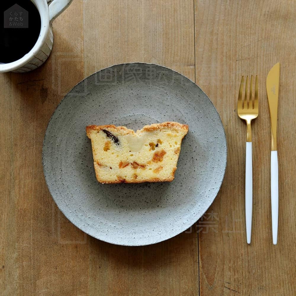 Cutipol GOA White/Matte Gold Dessert Fork Spoon Set