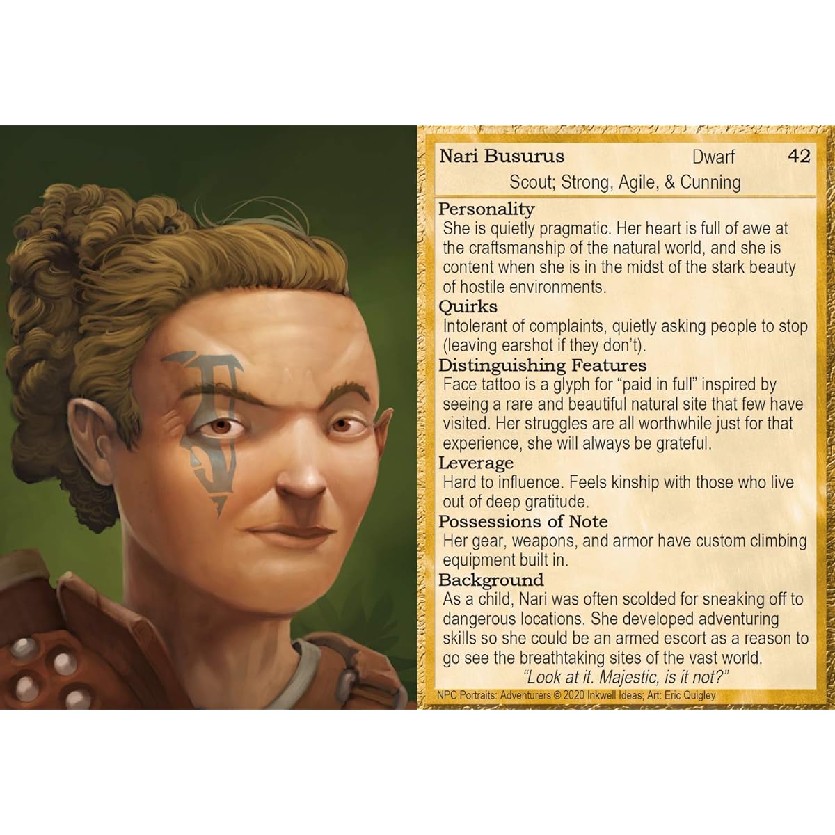 Inkwell Ideas NPC Portrait Deck Adventure