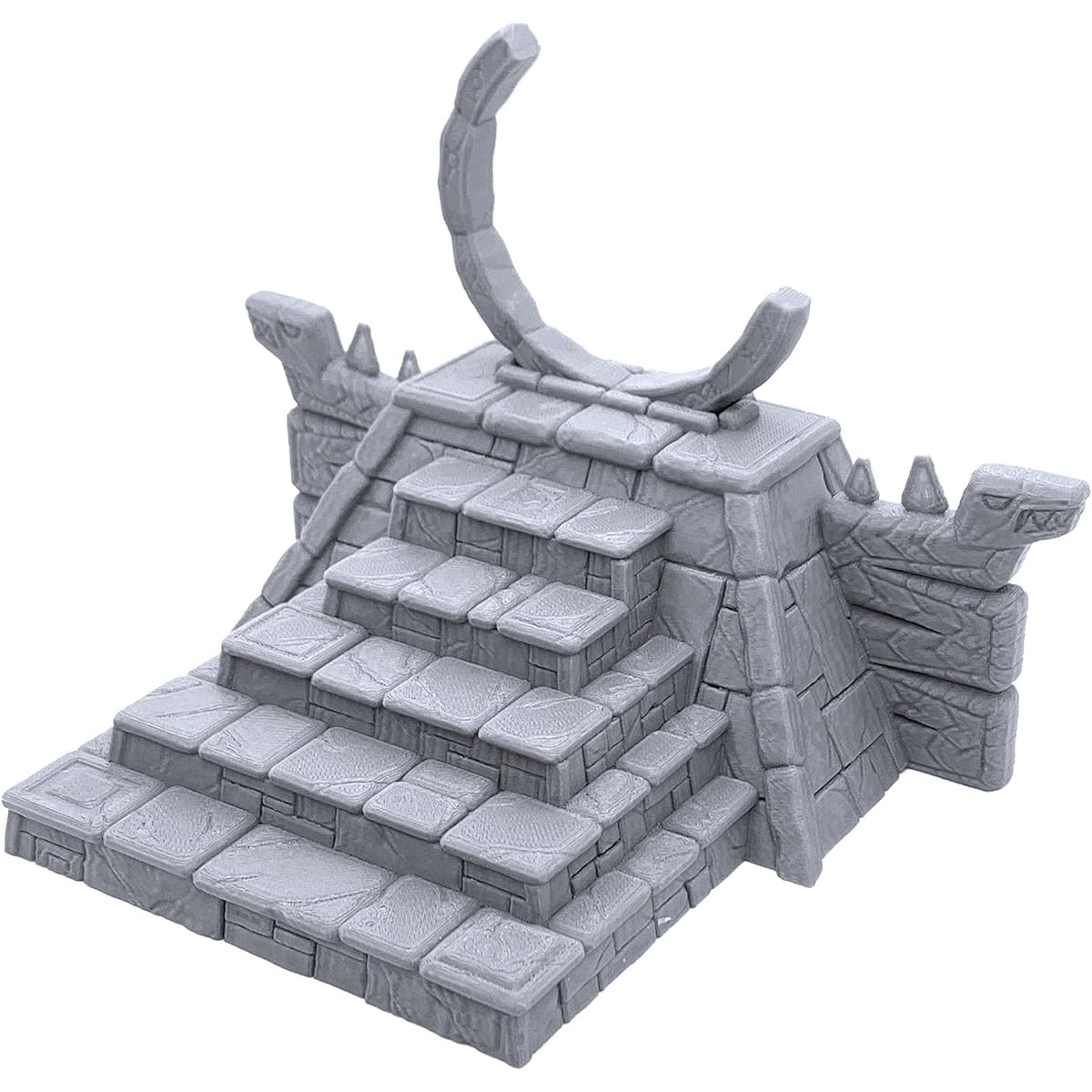 Forgotten Temple Portal 3D Print Tabletop RPG Landscape and Wargame Terrain by Makers Anvil for 28mm Miniatures