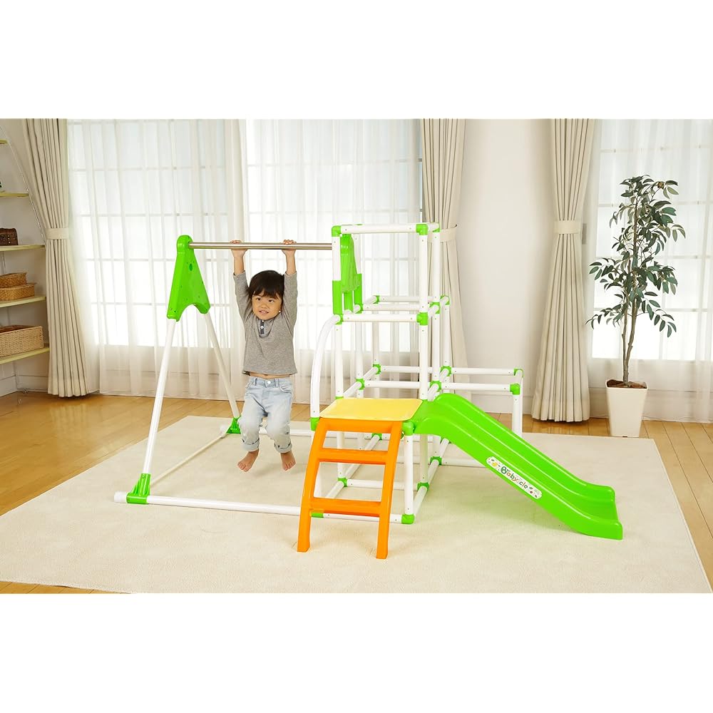 Baby car swing park DX green