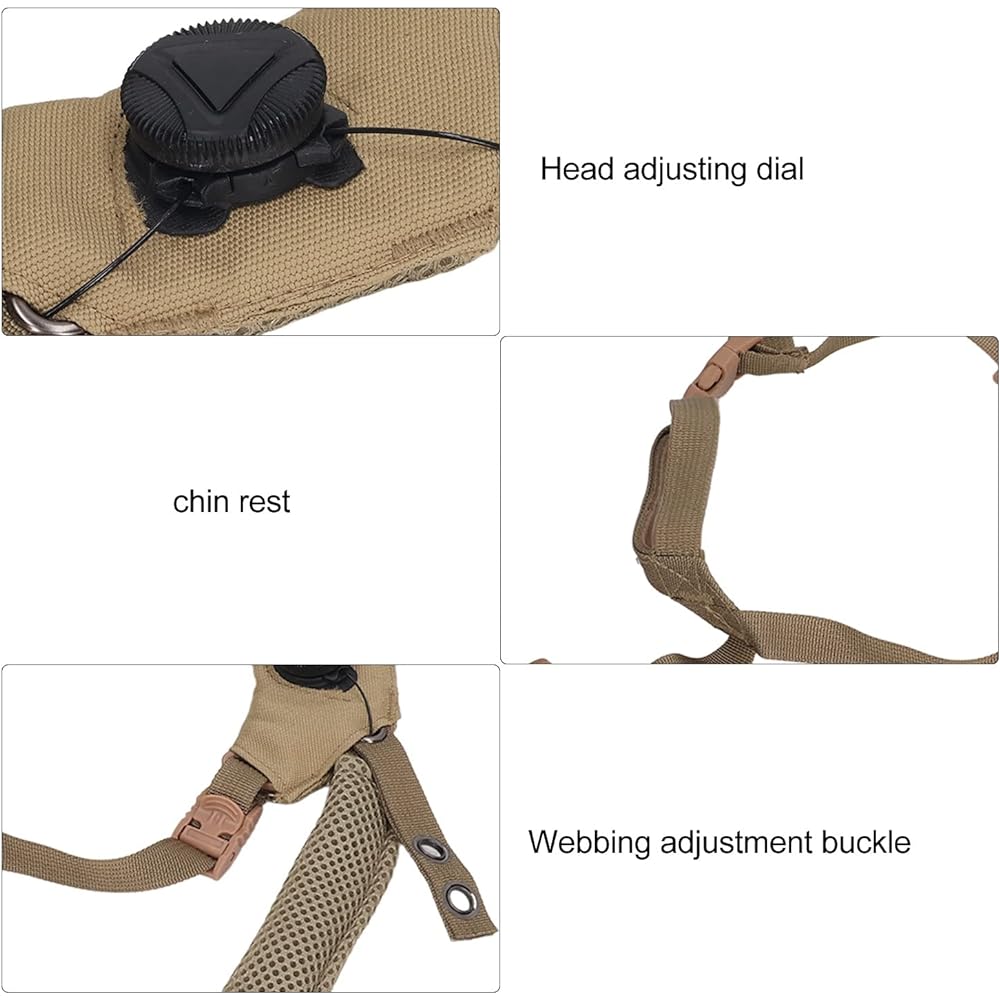 Helmet suspension system, exquisite helmet chin strap adjustable dial, with screws for modification