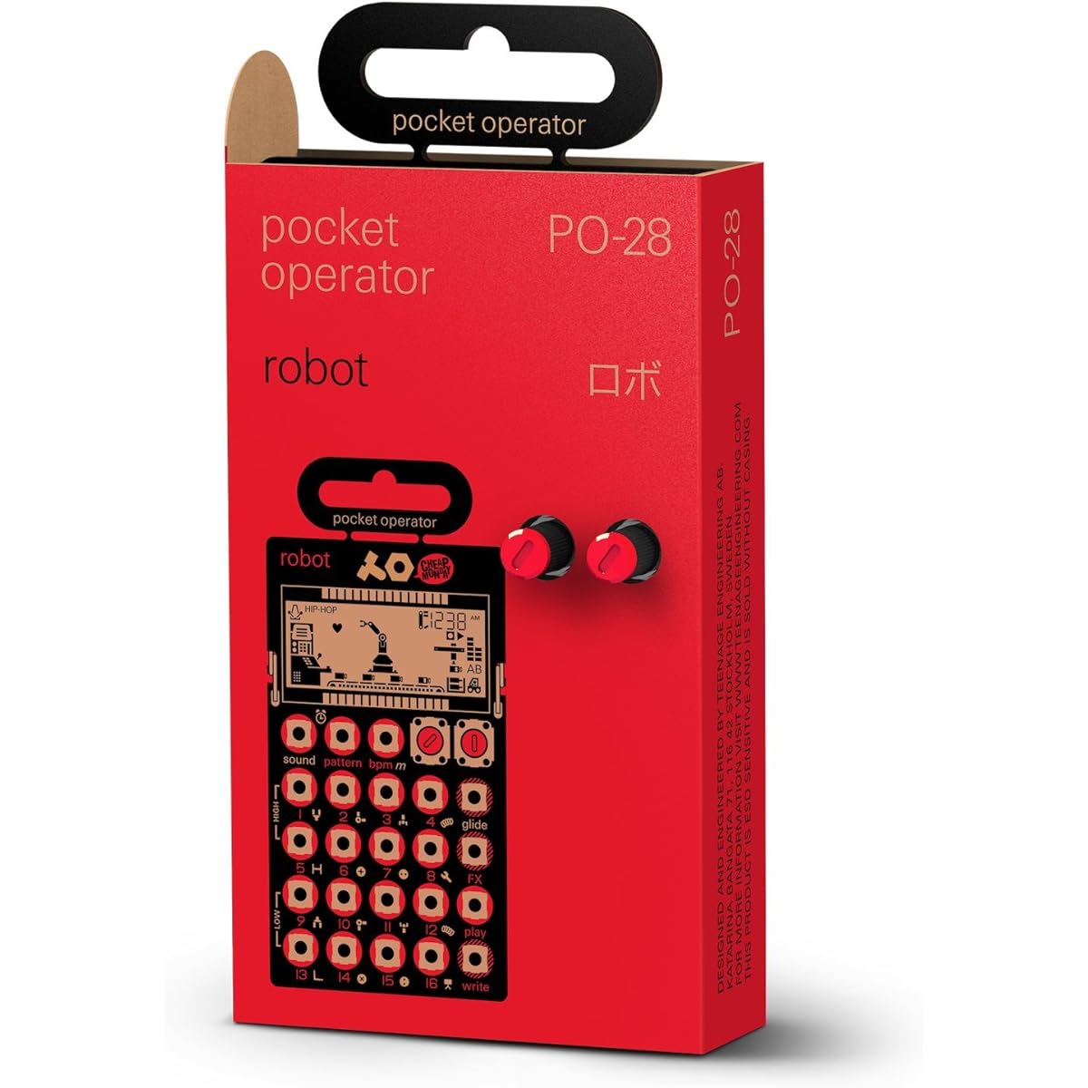 Teenage Engineering Pocket Operator 8bit Synth PO-28 robot [Regular Imported Product]