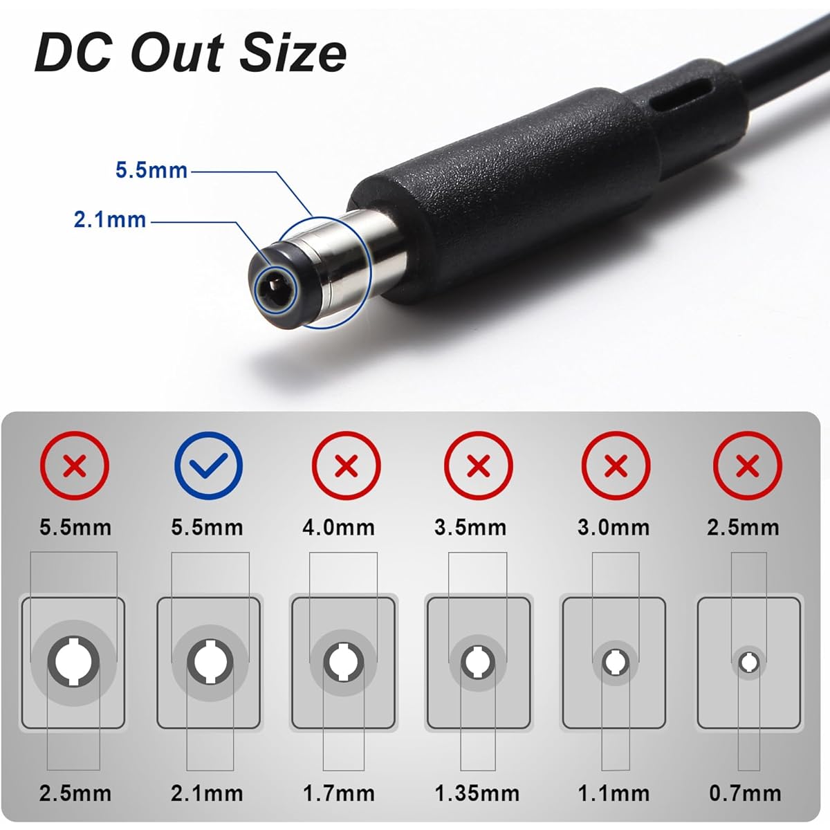 12V 2A LED Power Supply UL Certified - 24W AC to DC Universal Power Adapter with Dimmer Switch - 100~240V 50-60Hz 12 Volt DC Power Converter for LED Strip Light Router Security Camera