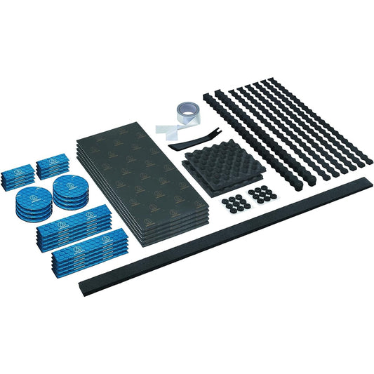 Audio Technica AT-AQ409 Door Tuning Kit Plus Deadening Kit for 2 Doors Vibration Control Soundproofing Sound Absorption No Special Tools Required Special Spatula Included