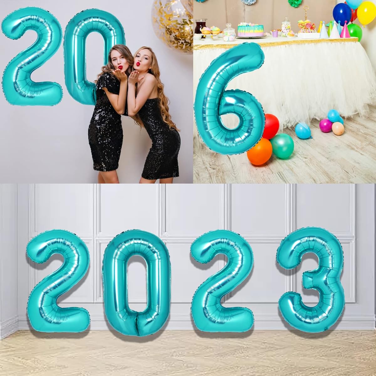 40 Inch Blue 20 Jumbo Digital Number Balloons 20 Years Old Giant Birthday Balloons Foil Mylar Balloons Party Ocean Mermaid Theme Number 20 Girl Boy Birthday Balloons Decoration Supplies Romantic