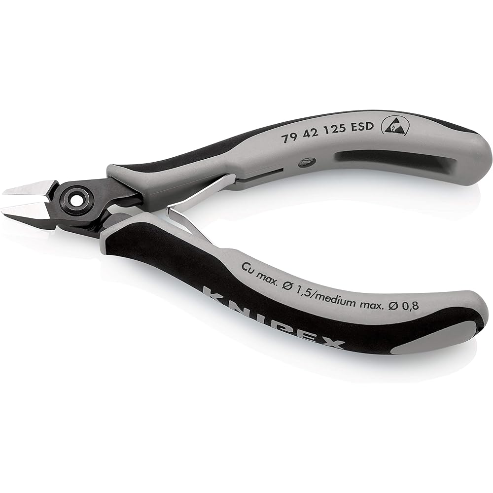KNIPEX 7942-125ESD Electronics Nipper (SB)