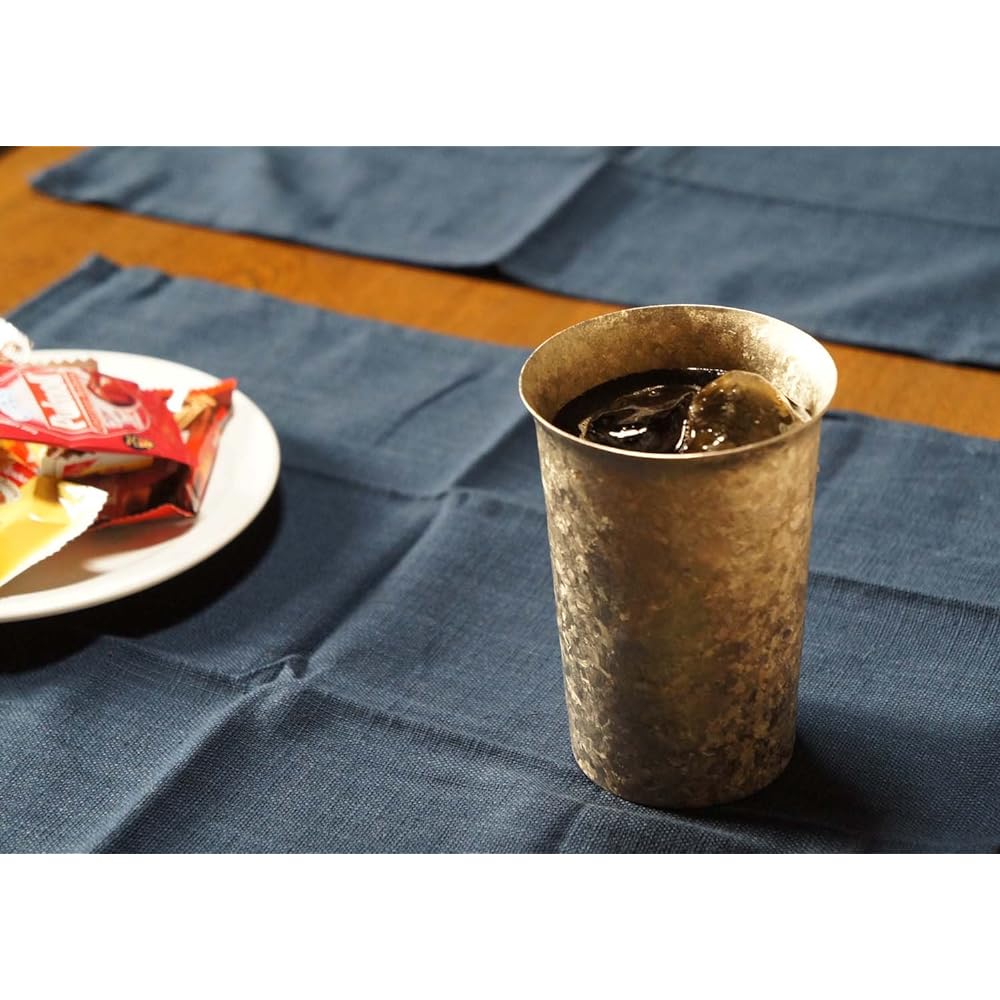 HORIE Made in Tsubame, Niigata Prefecture Titanium double tumbler Kiln making Wide mouth 300cc Gold T13KM300