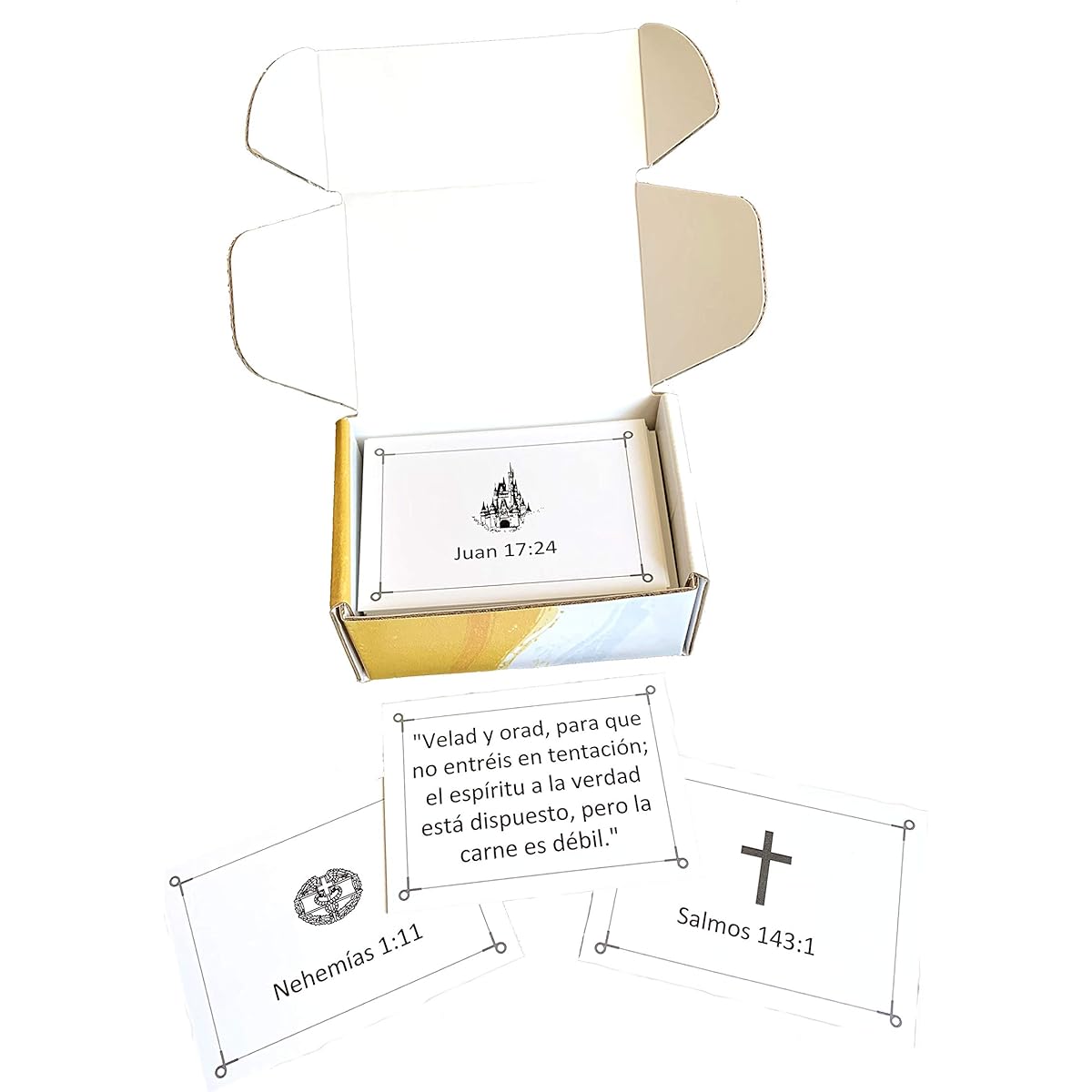 Agape Flashcards - Spanish Bible Bible Study: Study Studio | Flash Masters Studio | Reina Valera 1960 Edition | 100 Important Words