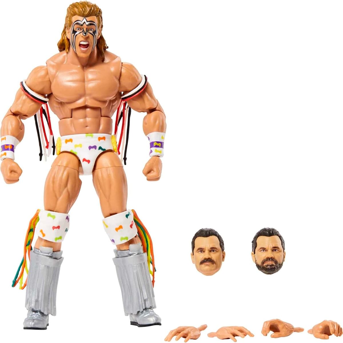 WWE Ultimate Warrior Survivor Series Elite Collection Action Figure Rick Rude Build-A-Figure Parts Collectible Gift Ages 8+