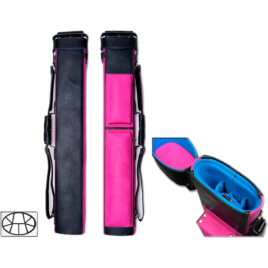 (Pink) - Delta 3x6 Transformers 3B6S Pool Cue Case (Several Colours Available)